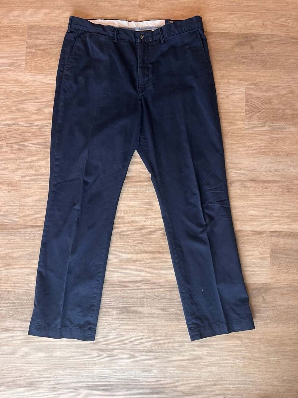 Polo Ralph Lauren, Classic Fit, Navy, Cotton Twill Chinos, Business Casual,38/32